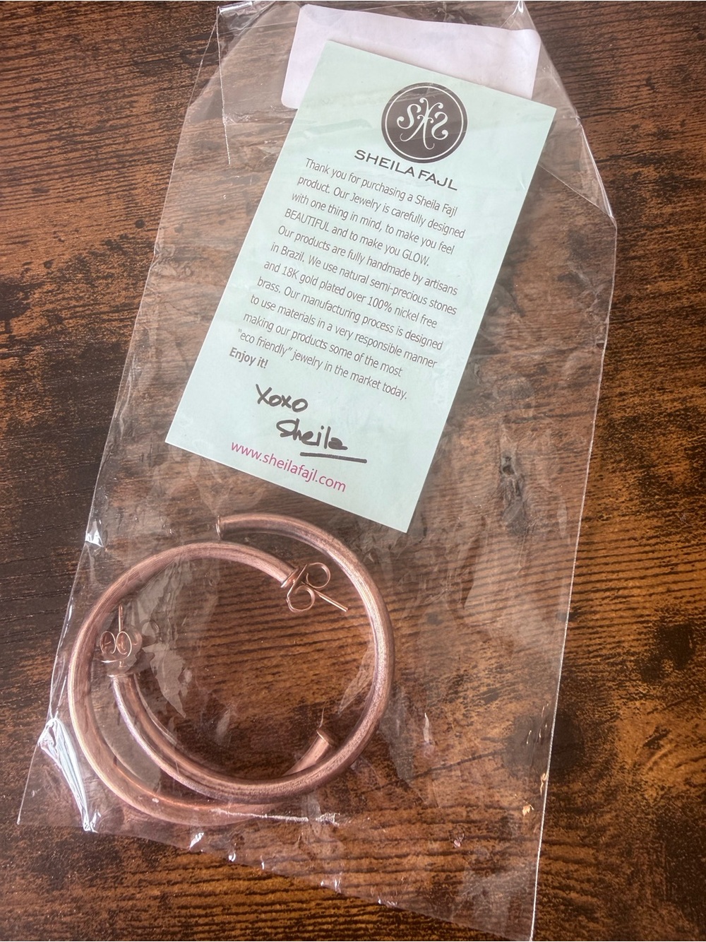 Sheila Fajl Hoops | New in Package - Picture 2 of 2